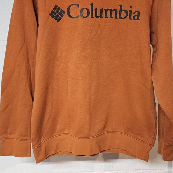 Columbia Sportswear Company Trek Logo Crew Sweatshirt Logo Copper‎ Small Fall - Picture 4 of 6